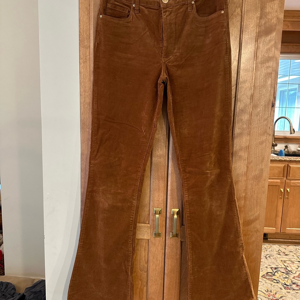 Kut from the Kloth Brown Flare Wide Leg Jeans